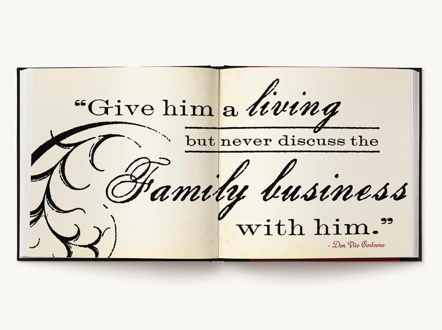 The Godfather Classic Quotes - Hardcover