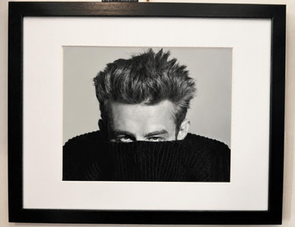 James Dean "Pullover Sweater" 1955 Framed Print
