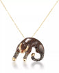 SLC Golden Leopard Pendant Necklace