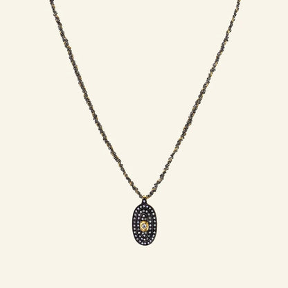 N° 861 Diamond & Ruthenium Necklace
