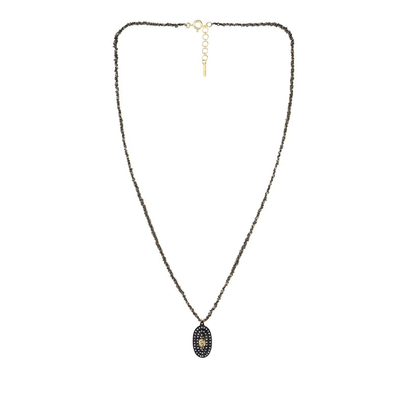N° 861 Diamond & Ruthenium Necklace