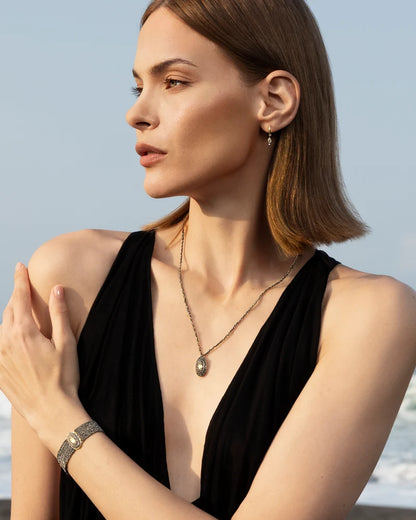 N° 861 Diamond & Ruthenium Necklace