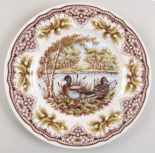 Royal Stafford Woodland Mallard Dinner Plate - Made in England