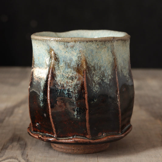 Wild Clay and Glaze Faceted Cup by Matt Fishman Pottery