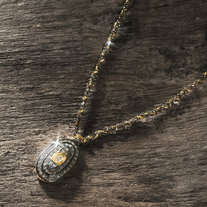 N° 861 Diamond & Ruthenium Necklace