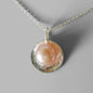 Pink Freshwater Pearl Sterling Silver Necklace