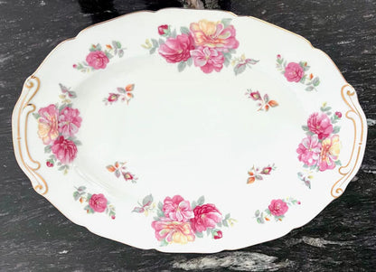 Medium Serving Platter - Vintage Aladdin Fine China “Fiesta” Occupied Japan Dinnerware Circa 1945-1952