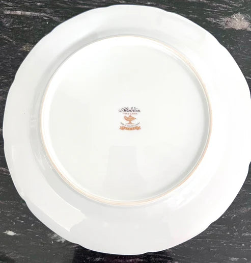 Dinner Plate - Vintage Aladdin Fine China “Fiesta” Occupied Japan Dinnerware Circa 1945-1952