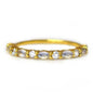 Marquise Cut Rainbow Moonstone & Topaz 18kt Gold Vermeil Ring - Size 8