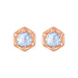 Rainbow Moonstone 14kt Gold Vermeil Stud Earrings