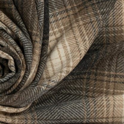 Ombré Highland Tweeds Shetland Lambswool Throw - Made in England