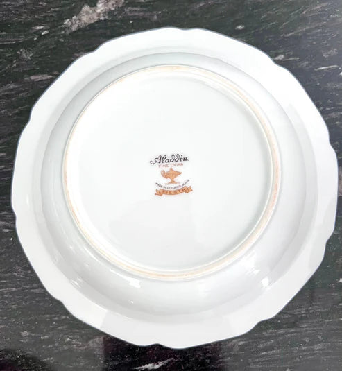 Soup & Salad Bowl - Vintage Aladdin Fine China “Fiesta” Occupied Japan Dinnerware Circa 1945-1952