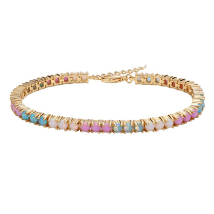 Lab Opal Ombre Tennis Bracelet