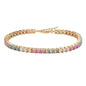Lab Opal Ombré Tennis Bracelet