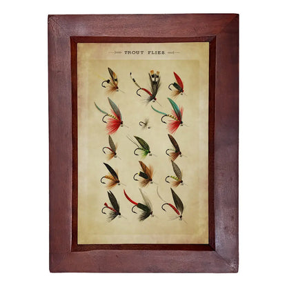 "Trout Flies" Framed Print