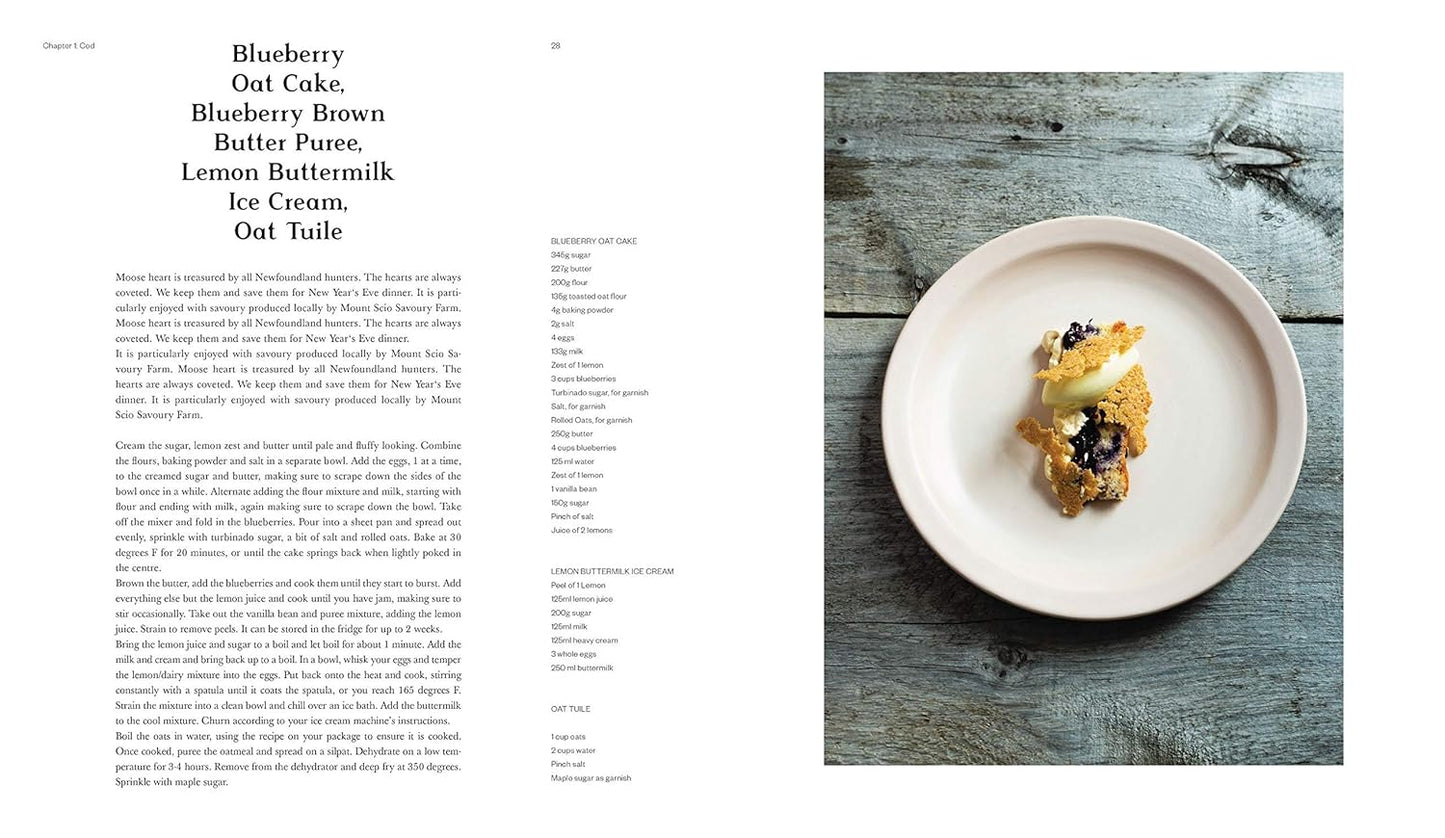 "Wildness: An Ode to Newfoundland and Labrador" - Cookbook by Jeremy Charles, Hardocver